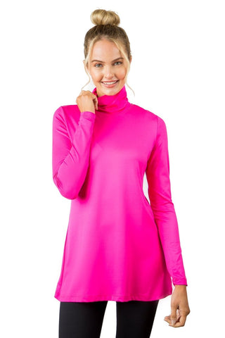 LIMITED COLORS: The Turtleneck Tunic - A'NUE MIAMI - ABL036 - ABL036 - Long Sleeve